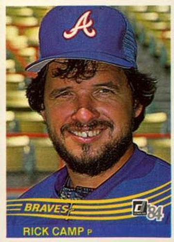#165 Rick Camp - Atlanta Braves - 1984 Donruss Baseball