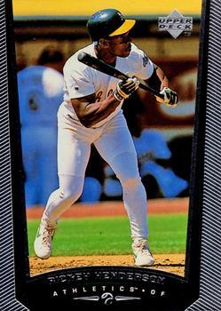 #165 Rickey Henderson - Oakland Athletics - 1999 Upper Deck Baseball
