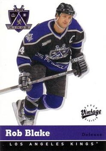#165 Rob Blake - Los Angeles Kings - 2000-01 Upper Deck Vintage Hockey