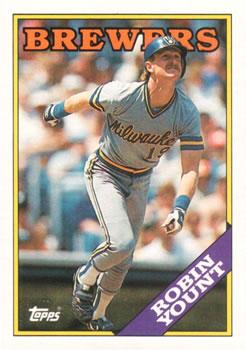 #165 Robin Yount - Milwaukee Brewers - 1988 Topps Baseball
