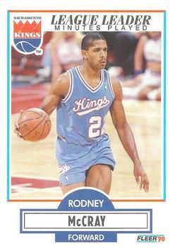 #165 Rodney McCray - Sacramento Kings - 1990-91 Fleer Basketball