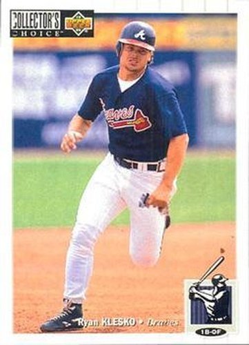 #165 Ryan Klesko - Atlanta Braves - 1994 Collector's Choice Baseball