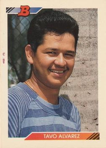 #165 Tavo Alvarez - Montreal Expos - 1992 Bowman Baseball