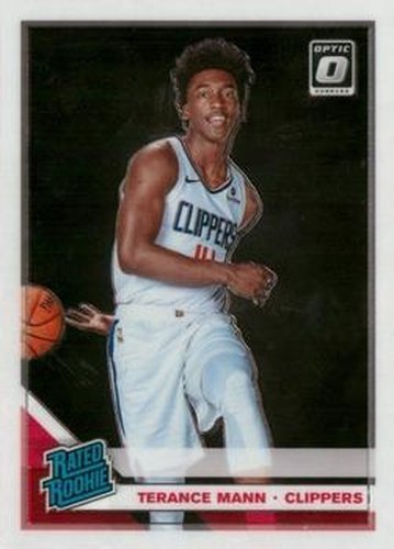 #165 Terance Mann - Los Angeles Clippers - 2019-20 Donruss Optic Basketball