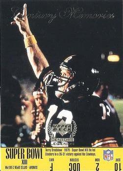 #165 Terry Bradshaw - Pittsburgh Steelers - 1999 Upper Deck Century Legends Football
