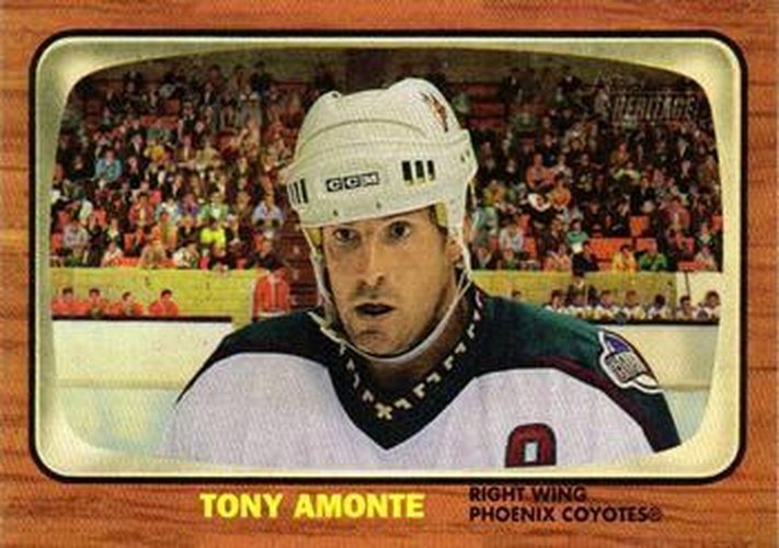 #165 Tony Amonte - Phoenix Coyotes - 2002-03 Topps Heritage Hockey