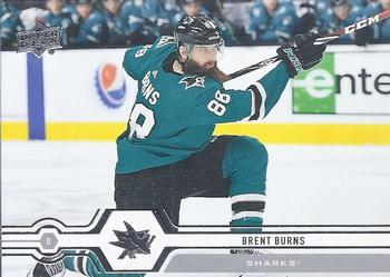 #165 Brent Burns - San Jose Sharks - 2019-20 Upper Deck Hockey