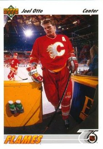 #165 Joel Otto - Calgary Flames - 1991-92 Upper Deck Hockey