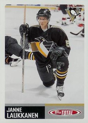 #165 Janne Laukkanen - Pittsburgh Penguins - 2002-03 Topps Total Hockey