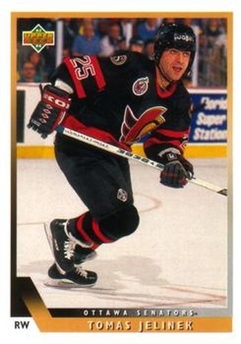 #165 Tomas Jelinek - Ottawa Senators - 1993-94 Upper Deck Hockey