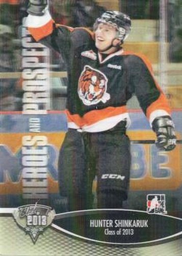 #165 Hunter Shinkaruk - Medicine Hat Tigers - 2012-13 In The Game Heroes and Prospects Hockey