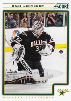 #165 Kari Lehtonen - Dallas Stars - 2012-13 Score Hockey