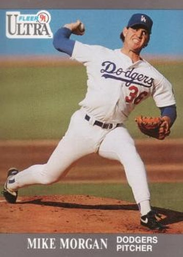 #165 Mike Morgan - Los Angeles Dodgers - 1991 Ultra Baseball
