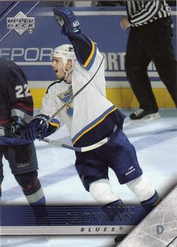 #165 Barret Jackman - St. Louis Blues - 2005-06 Upper Deck Hockey