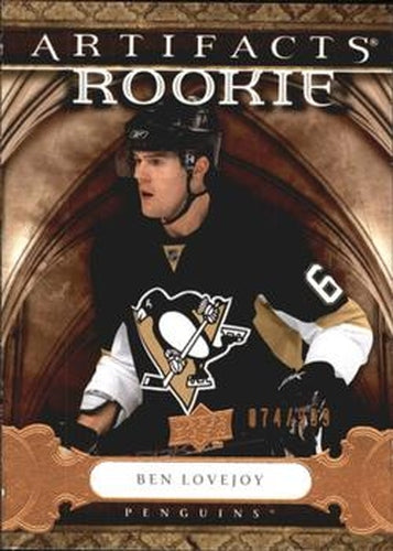 #165 Ben Lovejoy - Pittsburgh Penguins - 2009-10 Upper Deck Artifacts Hockey