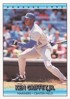 #165 Ken Griffey Jr. - Seattle Mariners - 1992 Donruss Baseball