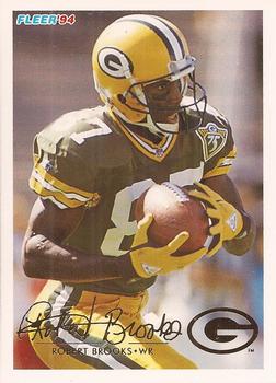 #165 Robert Brooks - Green Bay Packers - 1994 Fleer Football