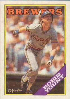 #165 Robin Yount - Milwaukee Brewers - 1988 O-Pee-Chee Baseball