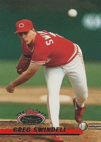 #165 Greg Swindell - Cincinnati Reds - 1993 Stadium Club Baseball