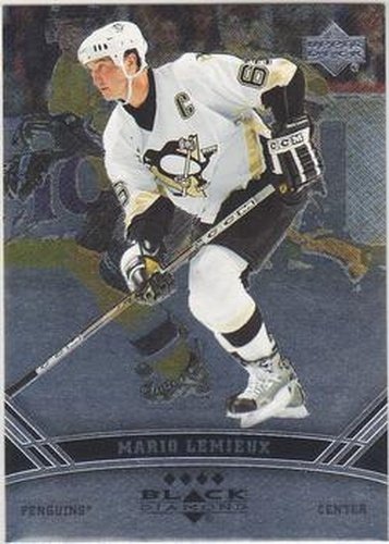 #165b Mario Lemieux - Pittsburgh Penguins - 2006-07 Upper Deck Black Diamond Hockey
