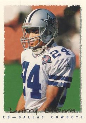 #166 Larry Brown - Dallas Cowboys - 1995 Topps Football