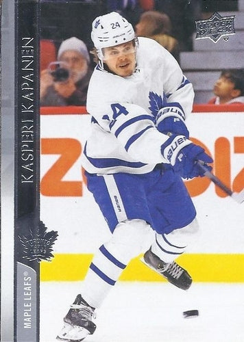 #166 Kasperi Kapanen - Toronto Maple Leafs - 2020-21 Upper Deck Hockey