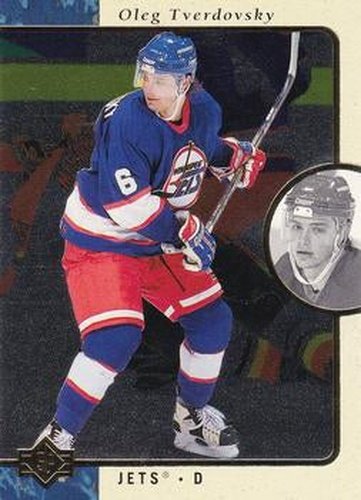 #166 Oleg Tverdovsky - Winnipeg Jets - 1995-96 SP Hockey
