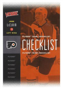 #166 John LeClair - Philadelphia Flyers - 2000-01 Upper Deck Victory Hockey