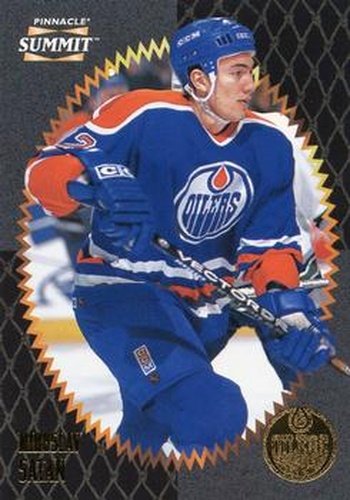 #166 Miroslav Satan - Edmonton Oilers - 1996-97 Summit Hockey