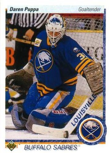 #166 Daren Puppa - Buffalo Sabres - 1990-91 Upper Deck Hockey