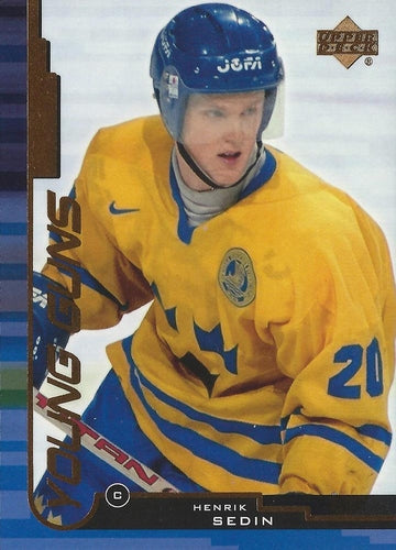 #166 Henrik Sedin - Sweden - 1999-00 Upper Deck Hockey