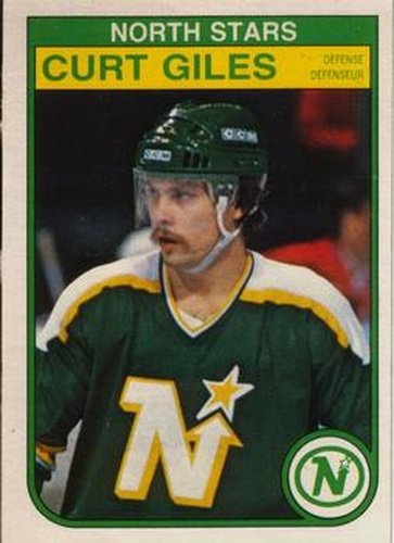 #166 Curt Giles - Minnesota North Stars - 1982-83 O-Pee-Chee Hockey