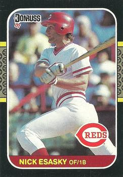 #166 Nick Esasky - Cincinnati Reds - 1987 Donruss Baseball