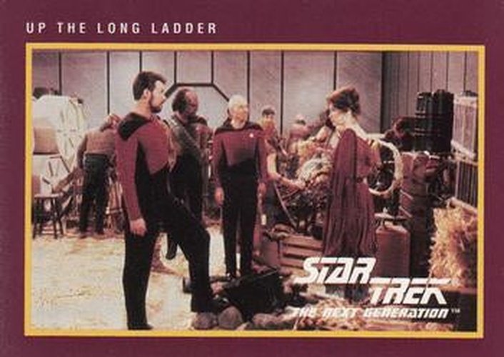 #166 Up the Long Ladder - 1991 Impel Star Trek 25th Anniversary