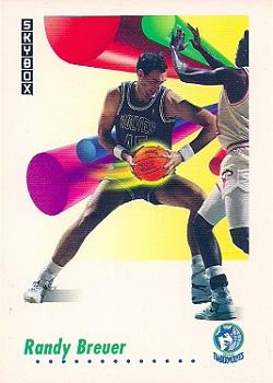 #166 Randy Breuer - Minnesota Timberwolves - 1991-92 SkyBox Basketball