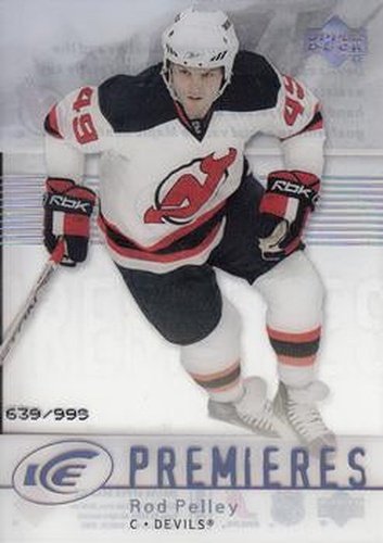 #166 Rod Pelley - New Jersey Devils - 2007-08 Upper Deck Ice Hockey