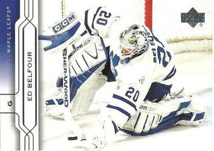 #166 Ed Belfour - Toronto Maple Leafs - 2004-05 Upper Deck Hockey