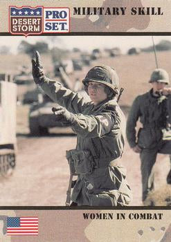 #166 Women in Combat - 1991 Pro Set Desert Storm
