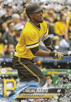 #HMW166 Starling Marte - Pittsburgh Pirates - 2018 Topps Holiday Baseball