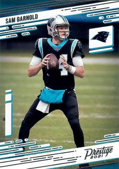 #166 Sam Darnold - Carolina Panthers - 2021 Panini Prestige Football