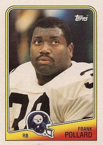 #166 Frank Pollard - Pittsburgh Steelers - 1988 Topps Football
