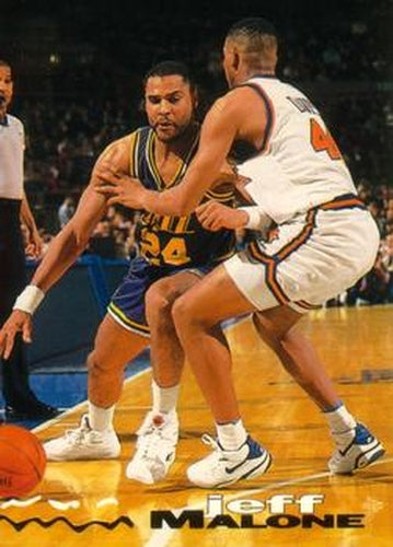 #166 Jeff Malone - Utah Jazz - 1993-94 Stadium Club Basketball