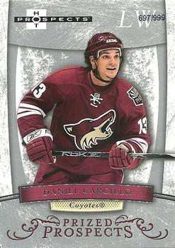 #166 Daniel Carcillo - Phoenix Coyotes - 2007-08 Fleer Hot Prospects Hockey