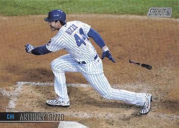 #166 Anthony Rizzo - Chicago Cubs - 2021 Stadium Club Baseball