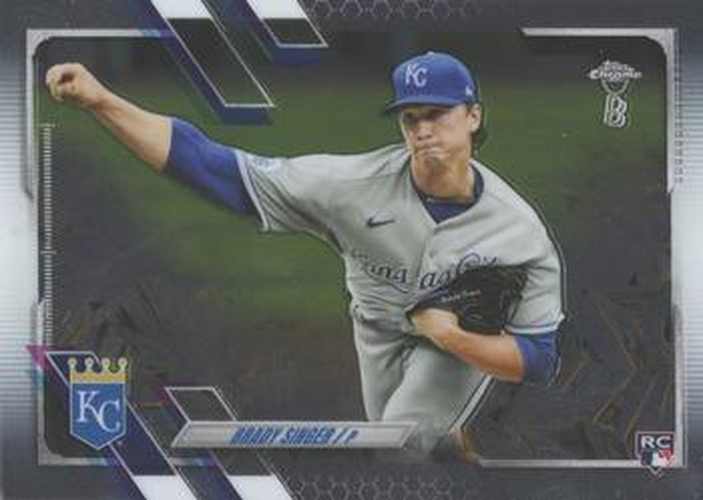 #166 Brady Singer - Kansas City Royals - 2021 Topps Chrome Ben Baller Edition Baseball