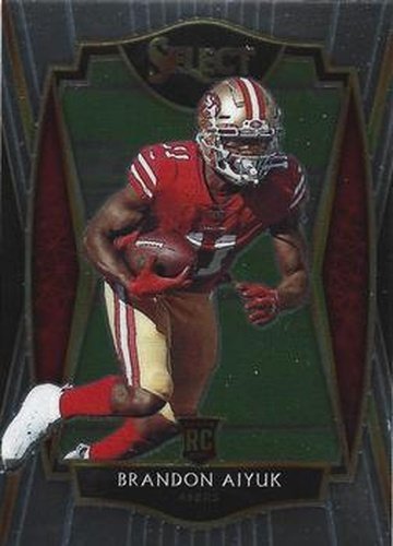 #166 Brandon Aiyuk - San Francisco 49ers - 2020 Panini Select Football