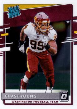#166 Chase Young - Washington Football Team - 2020 Donruss Optic Football