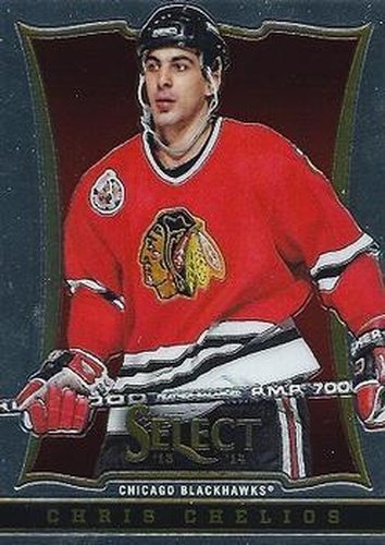 #166 Chris Chelios - Chicago Blackhawks - 2013-14 Panini Select Hockey