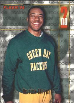 #166 Derrick Mayes - Green Bay Packers - 1996 Fleer Football