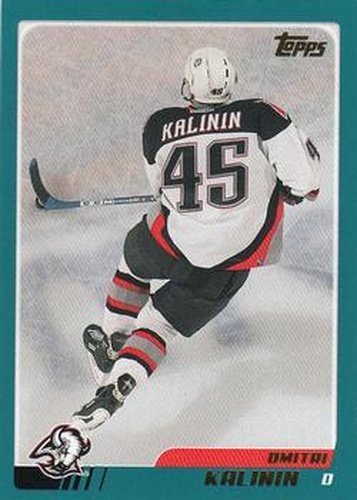 #166 Dmitri Kalinin - Buffalo Sabres - 2003-04 Topps Hockey
